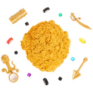 Foto 4 | Foto 4 | Set De Juego Toy Kinetic Sand Treasure Hunt Con 737 G Shimmer Sand - Venta Internacional.