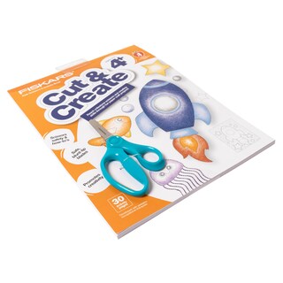 Foto 1 | Foto 1 | Libro De Actividades Con 5 Tijeras Para Niños Fiskars Cut & Create - Venta Internacional.
