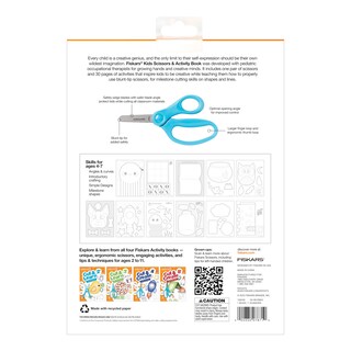 Foto 2 | Foto 2 | Libro De Actividades Con 5 Tijeras Para Niños Fiskars Cut & Create - Venta Internacional.