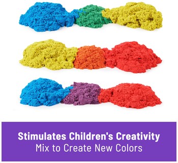 Foto 5 | Foto 5 | Contenedores Kinetic Sand Castle De Colored Sand, Paquete De 10 Colores - Venta Internacional.