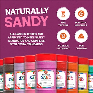 Foto 5 | Foto 5 | Arte Artesanal Coloreado De Sand Hygloss Products, 25 Libras, Color Lavanda - Venta Internacional.