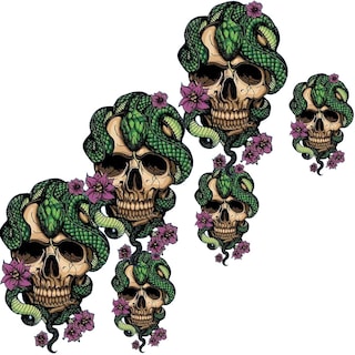 Foto 1 | Foto 1 | Parches de Calavera para Chamarra Patchpros Mxsls-003 6 Piezas