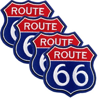 Foto 1 | Foto 1 | Parches Adhesivos para Ropa PatchPros Mxrts-004 Route66 color Azul