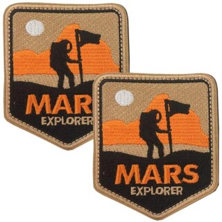 Foto 1 | Foto 1 | Parche Mars Explorer Con Velcro Patchpros Mxnsf-002 2 Parches Multicolor