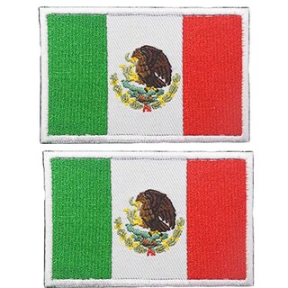 Foto 1 | Foto 1 | Parche Mx Bordado Con Velcro Patchpros Mxomx-002 Mxflag Bandera
