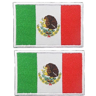Foto 2 | Foto 2 | Parche Mx Bordado Con Velcro Patchpros Mxomx-002 Mxflag Bandera
