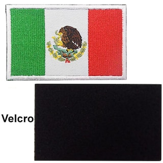 Foto 3 | Foto 3 | Parche Mx Bordado Con Velcro Patchpros Mxomx-002 Mxflag Bandera