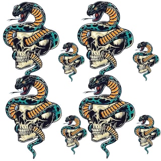 Foto 1 | Foto 1 | Parche para Chamarra Serpiente Patchpros Mxssn-004 8 Piezas Multicolor