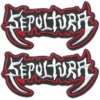 Foto 1 | Foto 1 | Parche de Tela Bordada Sepultura Patchpros Mxsua-002 Music7 Blanco/Negro/Rojo