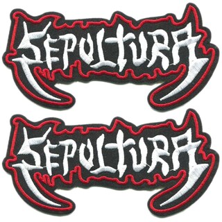 Foto 2 | Foto 2 | Parche de Tela Bordada Sepultura Patchpros Mxsua-002 Music7 Blanco/Negro/Rojo