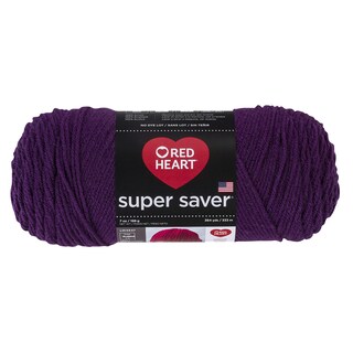 Foto 1 | Foto 1 | Acrílico Yarn Red Heart Super Saver Dark Orchid 364 Yardas - Venta Internacional.