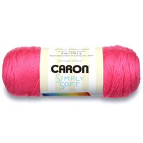 Yarn Caron Simply Soft Brites Sandía 170 G - Venta Internacional.