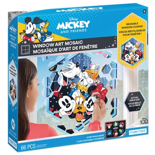 Foto 1 | Foto 1 | Mosaico Decorativo Para Ventanas Make It Real Disney Mickey & Friends - Venta Internacional.