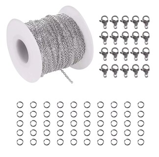 Foto 1 | Foto 1 | Materiales Para Joyeria Cadena De Acero Inoxidable 2mm X 10m Plata