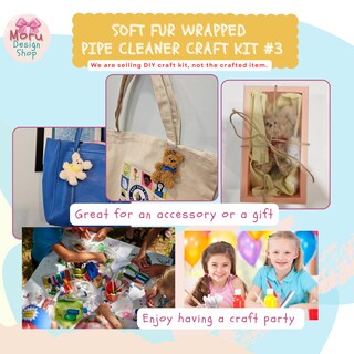 Foto 6 | Foto 6 | Limpiapipas Moru Fur #3 De Craft Kit Con Accesorios Y Tutorial - Venta Internacional.