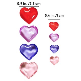 Foto 2 | Foto 2 | Adornos Acrílicos Con Gemas En Forma De Corazón, 820 Unidades, Para El Día De San Valentín - Venta Internacional.