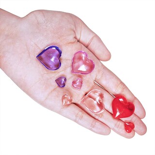 Foto 3 | Foto 3 | Adornos Acrílicos Con Gemas En Forma De Corazón, 820 Unidades, Para El Día De San Valentín - Venta Internacional.