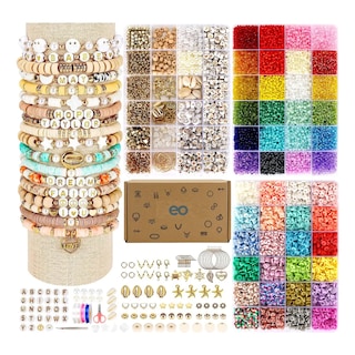 Foto 1 | Foto 1 | Set De Pulseras Cuentas Para Hacer Bisuteria 20500+ Piezas Eo Safe Imports Esi-19782 Multicolor