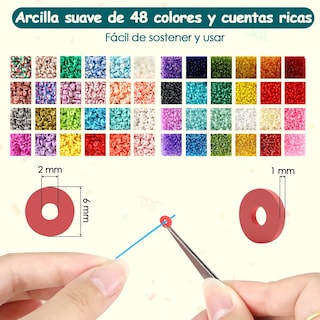 Foto 3 | Foto 3 | Set De Pulseras Cuentas Para Hacer Bisuteria 20500+ Piezas Eo Safe Imports Esi-19782 Multicolor