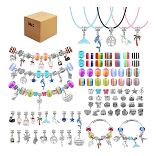 Foto 1 | Foto 1 | Kit De Cuentas Para Hacer Pulseras Collares Y Joyas 112 Pz Lab.g Multicolor