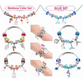 Foto 2 | Foto 2 | Kit De Cuentas Para Hacer Pulseras Collares Y Joyas 112 Pz Lab.g Multicolor