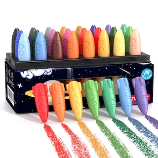 Foto 1 | Foto 1 | Venta Internacional - Lápices De Colores Massrt Space De 24 Colores Para Niños Pequeños, No Tóxicos