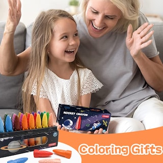Foto 2 | Foto 2 | Venta Internacional - Lápices De Colores Massrt Space De 24 Colores Para Niños Pequeños, No Tóxicos