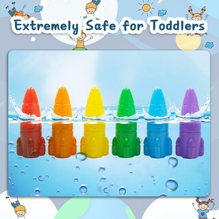 Foto 6 | Foto 6 | Venta Internacional - Lápices De Colores Massrt Space De 24 Colores Para Niños Pequeños, No Tóxicos