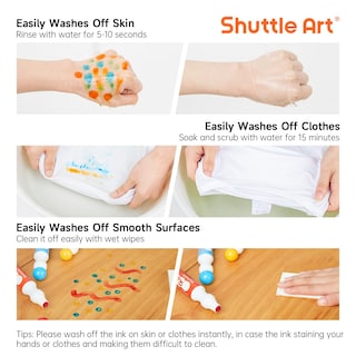 Foto 5 | Foto 5 | Dot Markers Shuttle Art, 14 Colores Con 20 Patrones, Libro De Puntos - Venta Internacional.