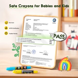 Foto 3 | Foto 3 | Tarro De Crayones Melo Jumbo, 24 Colores, Giratorio, Con 108 Páginas Pdf - Venta Internacional.