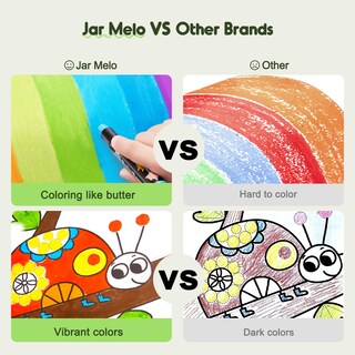 Foto 6 | Foto 6 | Tarro De Crayones Melo Jumbo, 24 Colores, Giratorio, Con 108 Páginas Pdf - Venta Internacional.