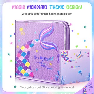 Foto 4 | Foto 4 | Kit De Manualidades Maigozon Mermaid De 56 Piezas Con Estuche Para Lápices Para Niños - Venta Internacional.
