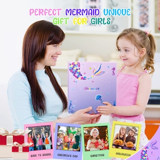 Foto 6 | Foto 6 | Kit De Manualidades Maigozon Mermaid De 56 Piezas Con Estuche Para Lápices Para Niños - Venta Internacional.