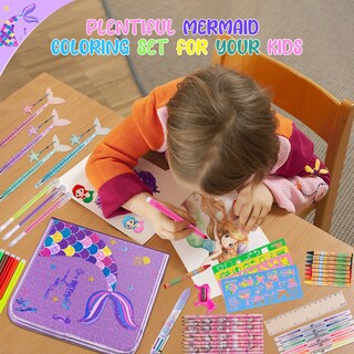 Foto 7 | Foto 7 | Kit De Manualidades Maigozon Mermaid De 56 Piezas Con Estuche Para Lápices Para Niños - Venta Internacional.