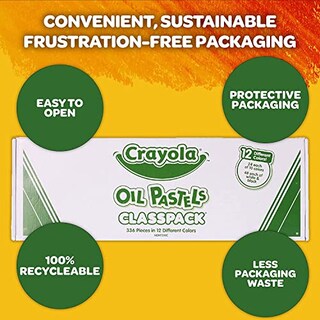 Foto 6 | Foto 6 | Pasteles al Óleo Crayola Classpack 336 Unidades - Venta Internacional