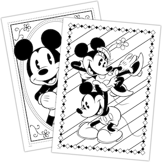 Foto 5 | Foto 5 | Libro de Tinta mágica Disney Vintage Mickey Mouse de Bendon 24 páginas - Venta Internacional