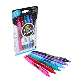 Foto 4 | Foto 4 | Juego de Bolígrafos de Gel Crayola Take Note Lavables De Punto Medio 6 Colores - Venta Internacional