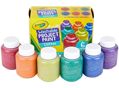 Foto 1 | Foto 1 | Purpurina Lavable Paint Crayola 6 Colores 60 Ml para El Aula - Venta Internacional