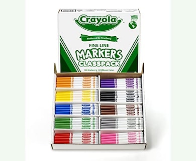 Foto 5 | Foto 5 | Rotuladores Crayola Multicolor Punta Fina 200 Piezas - Venta Internacional