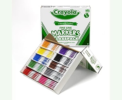 Foto 6 | Foto 6 | Rotuladores Crayola Multicolor Punta Fina 200 Piezas - Venta Internacional