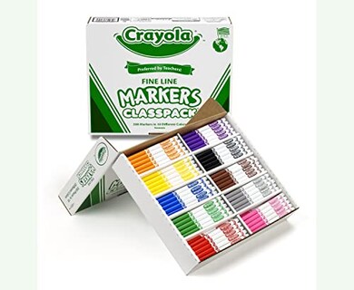 Foto 7 | Foto 7 | Rotuladores Crayola Multicolor Punta Fina 200 Piezas - Venta Internacional