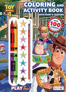 Foto 1 | Foto 1 | Libro para Colorear Disney Toy Story 4 con Pinturas Crayones y Lápiz - Venta Internacional