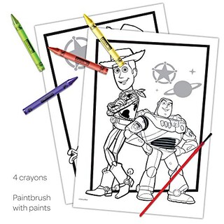 Foto 2 | Foto 2 | Libro para Colorear Disney Toy Story 4 con Pinturas Crayones y Lápiz - Venta Internacional