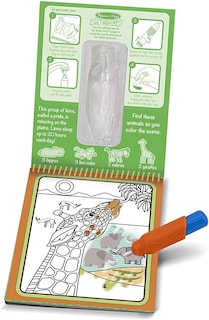 Foto 7 | Foto 7 | Bloc de Actividades Water-reveal Melissa & Doug Safari con Bolígrafo de Agua - Venta Internacional