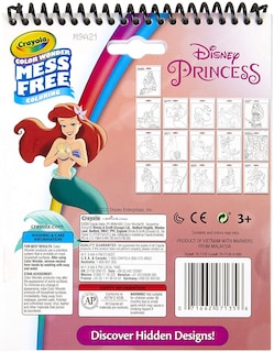 Foto 6 | Foto 6 | Bloc para Colorear y Actividades Crayola Color Wonder Disney Princess - Venta Internacional