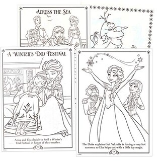 Foto 7 | Foto 7 | Libros para Colorear Disney Frozen 2 Piezas-Venta Internacional