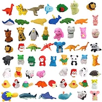 Borradores Maxzone Animal Erasers Bulk Para Niños 62 Unidades - Venta Internacional