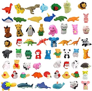 Foto 1 | Foto 1 | Borradores Maxzone Animal Erasers Bulk para Niños 62 Unidades - Venta Internacional