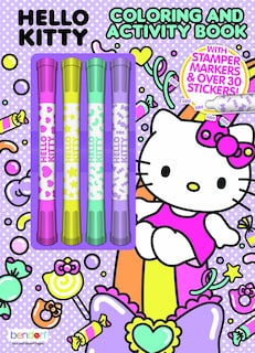 Foto 1 | Foto 1 | Libro Para Colorear Bendon Hello Kitty Con 4 Marcadores De Sellos 51262 - Venta Internacional.
