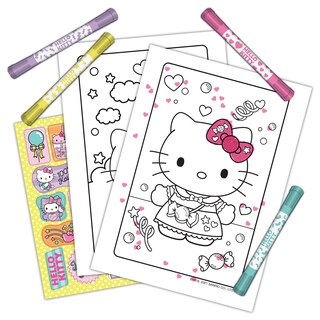 Foto 2 | Foto 2 | Libro Para Colorear Bendon Hello Kitty Con 4 Marcadores De Sellos 51262 - Venta Internacional.